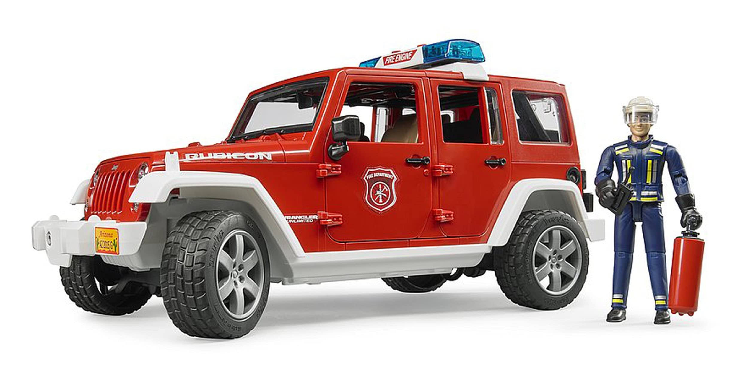 Bruder 2528 Jeep Wrangler Rubicon Fire Vehicle