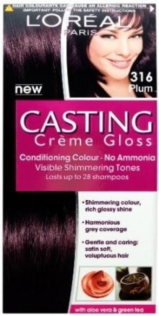 L'Oreal Casting Creme Gloss Semi Permanent Hair Dye - 316 Plum Brown