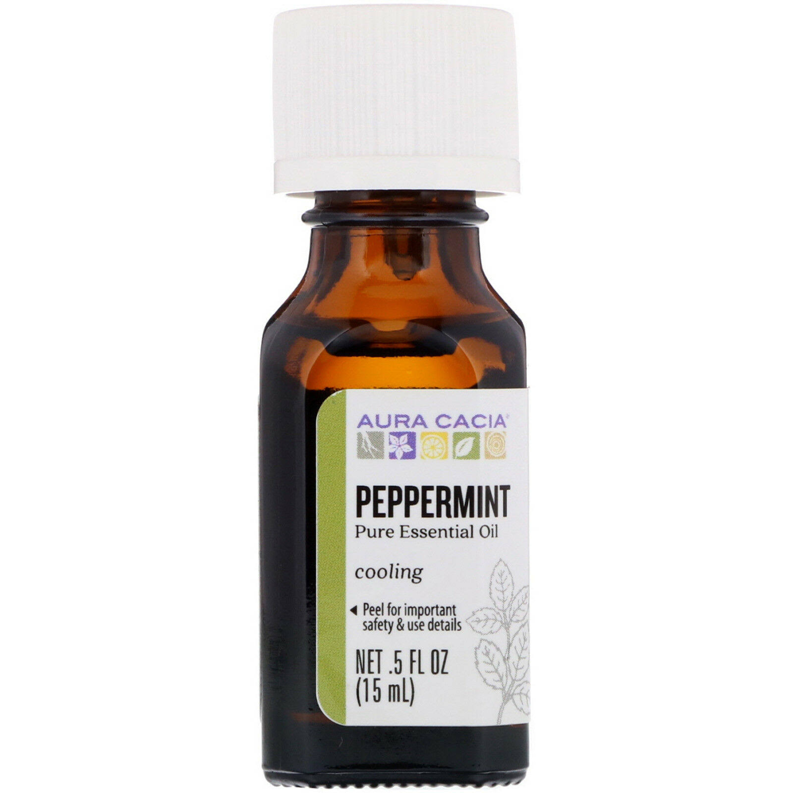 Aura Cacia Essential Oil - Peppermint, 15ml