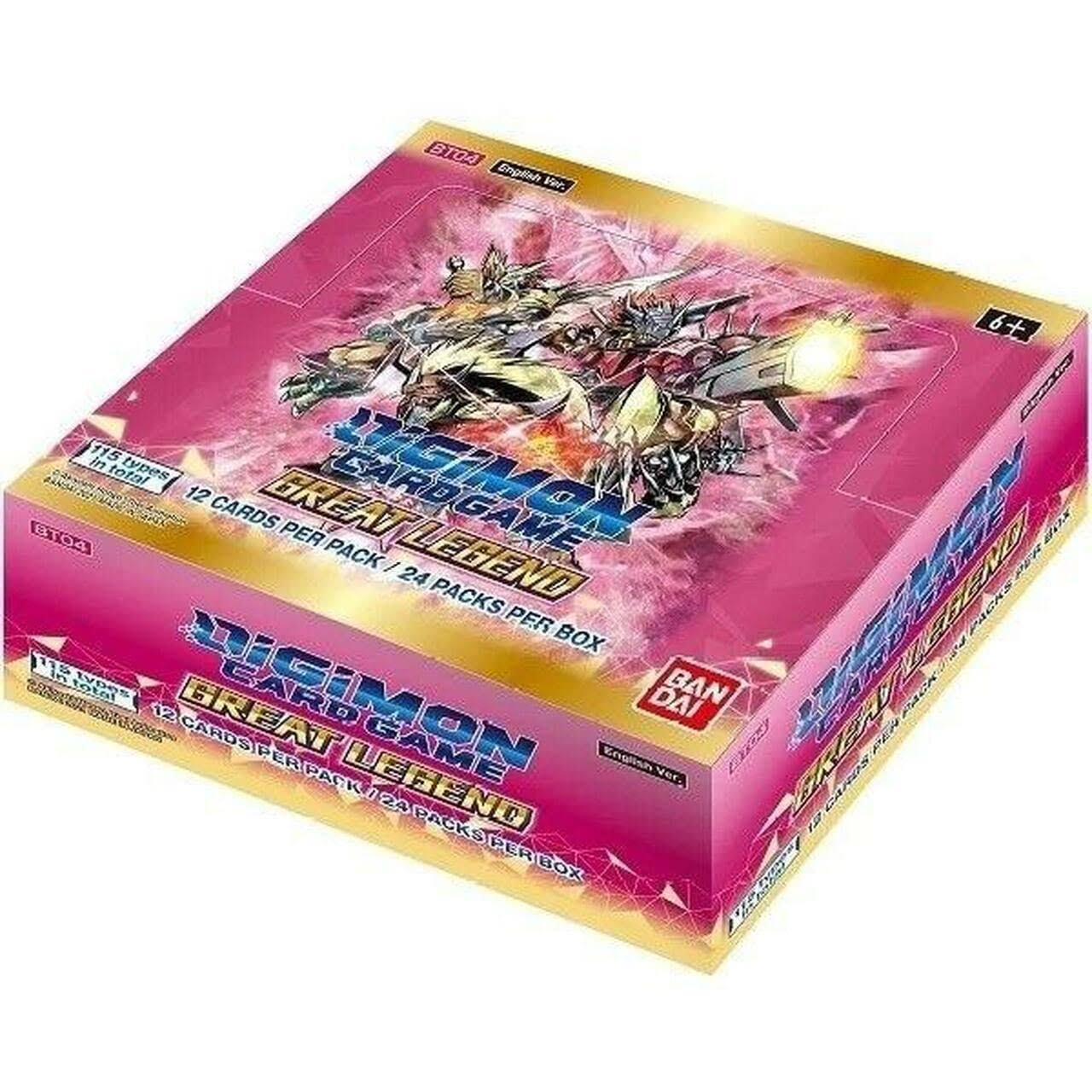 Digimon Card Game - Great Legend BT04 Booster Box