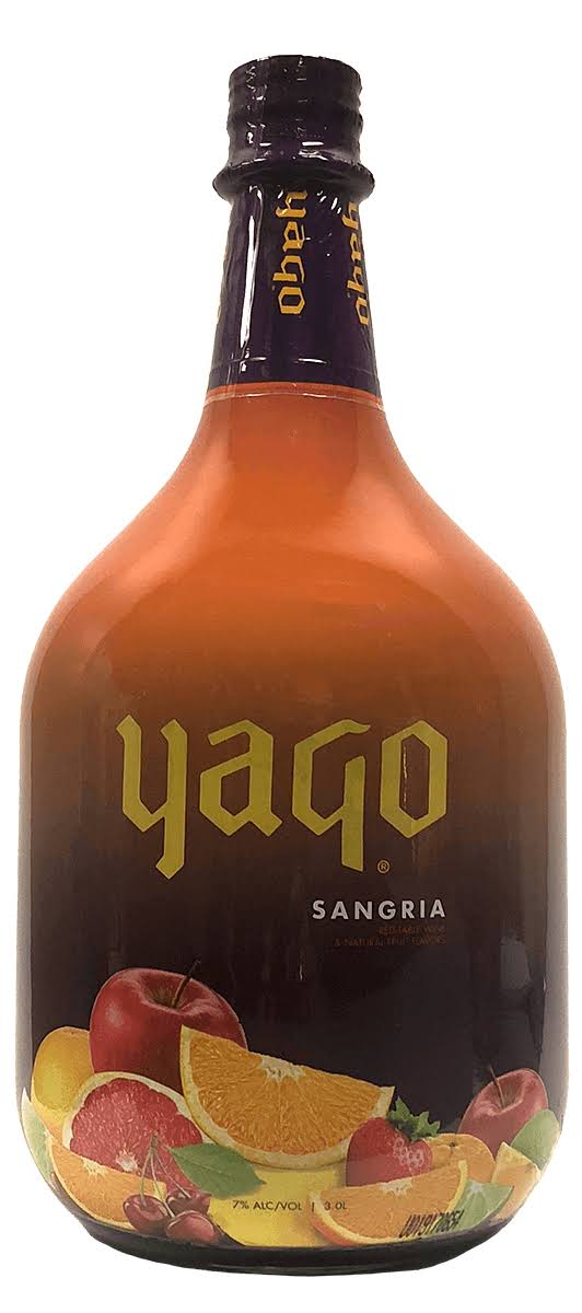 Yago Sangria Wine - Red, 3L