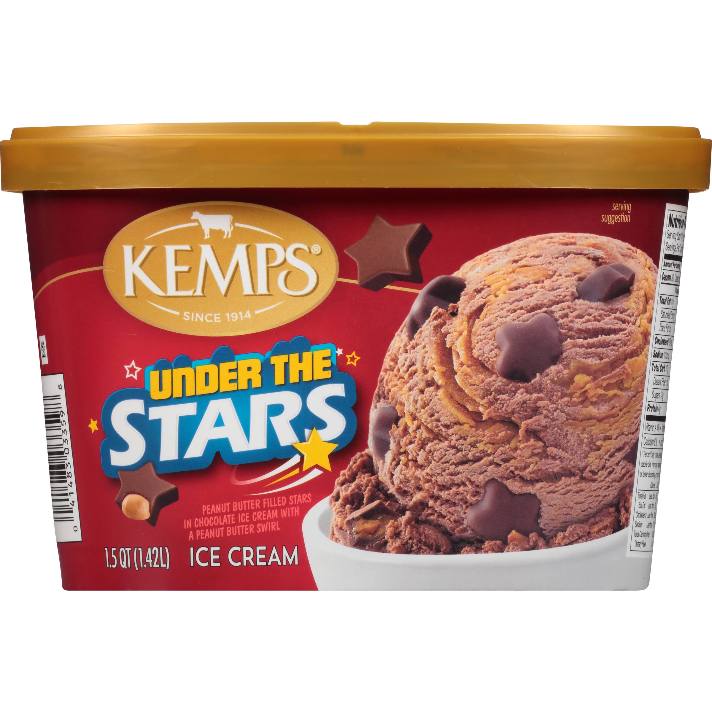 Kemps Ice Cream, Under the Stars - 1.5 qt