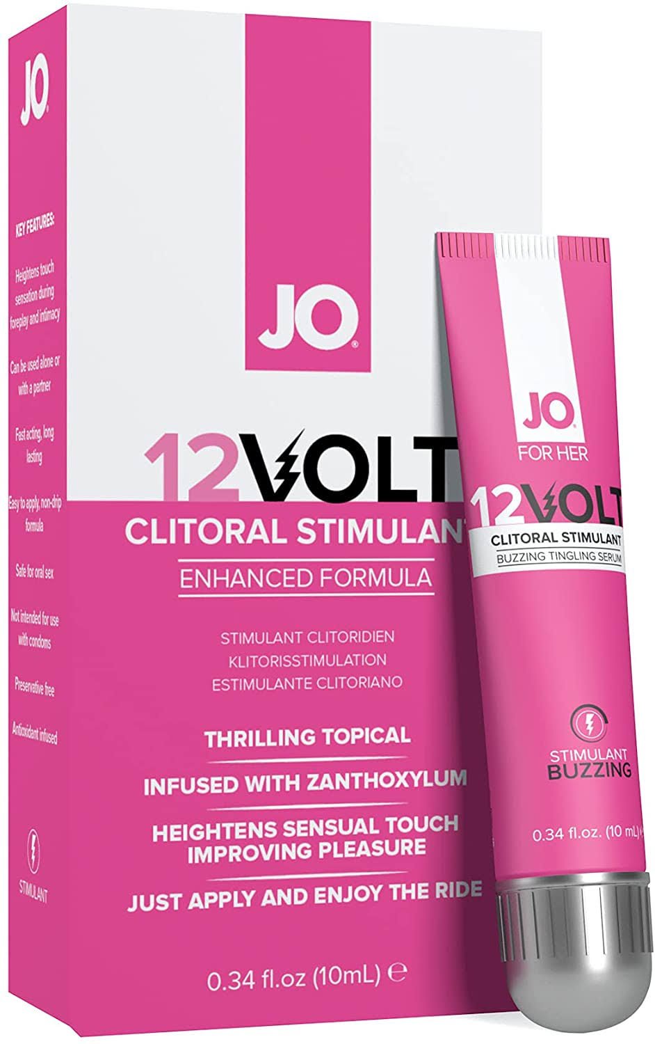 Jo 12 Volt Clitoral Stimulant - 10ml