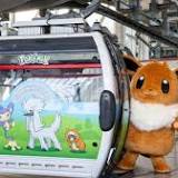 Pokemon trainers wowed by World Championship art on London cable cars