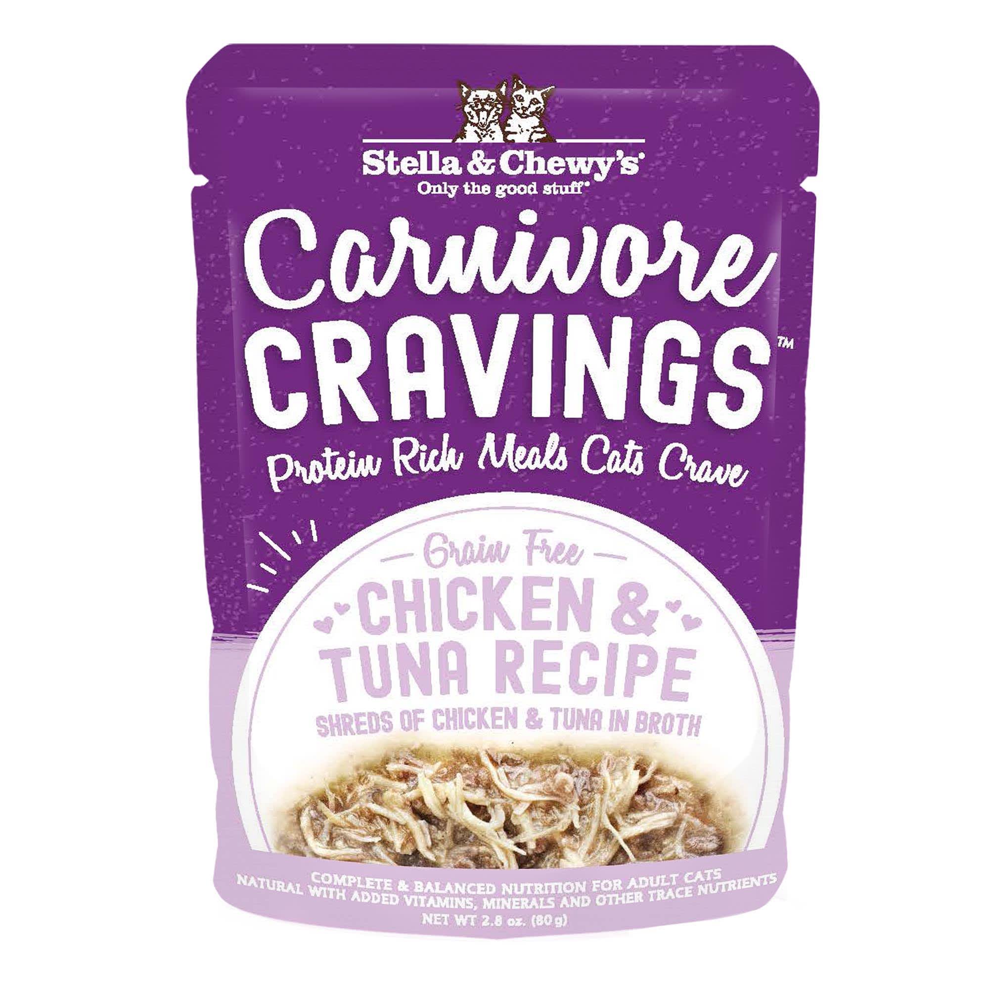 Stella & Chewy's 2.8 oz Carnivore Cravings Chicken & Tuna Recipe Cat Food