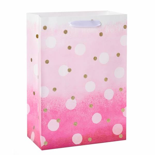 American Greetings Medium Gift Bag (Pink Ombre) 1-Count