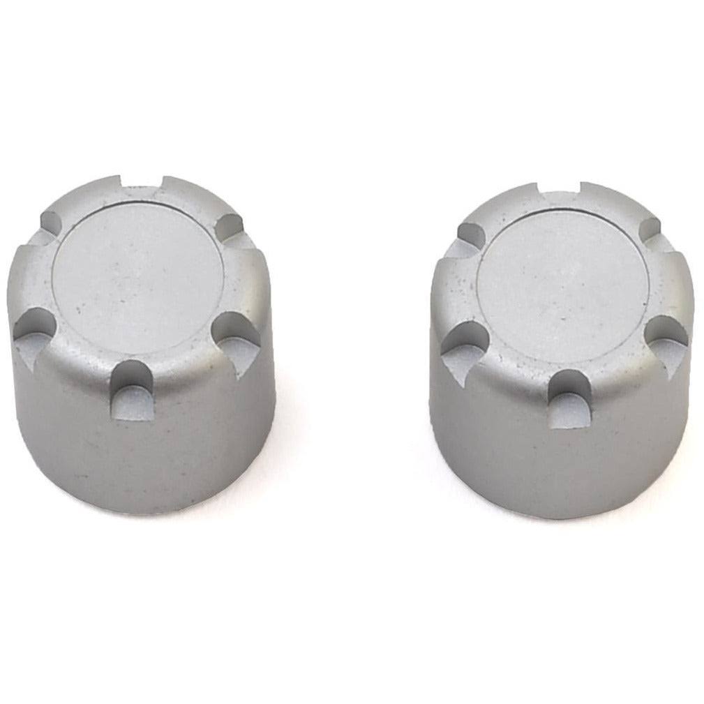 SSD RC Scale Front/Rear Hubs (Silver)