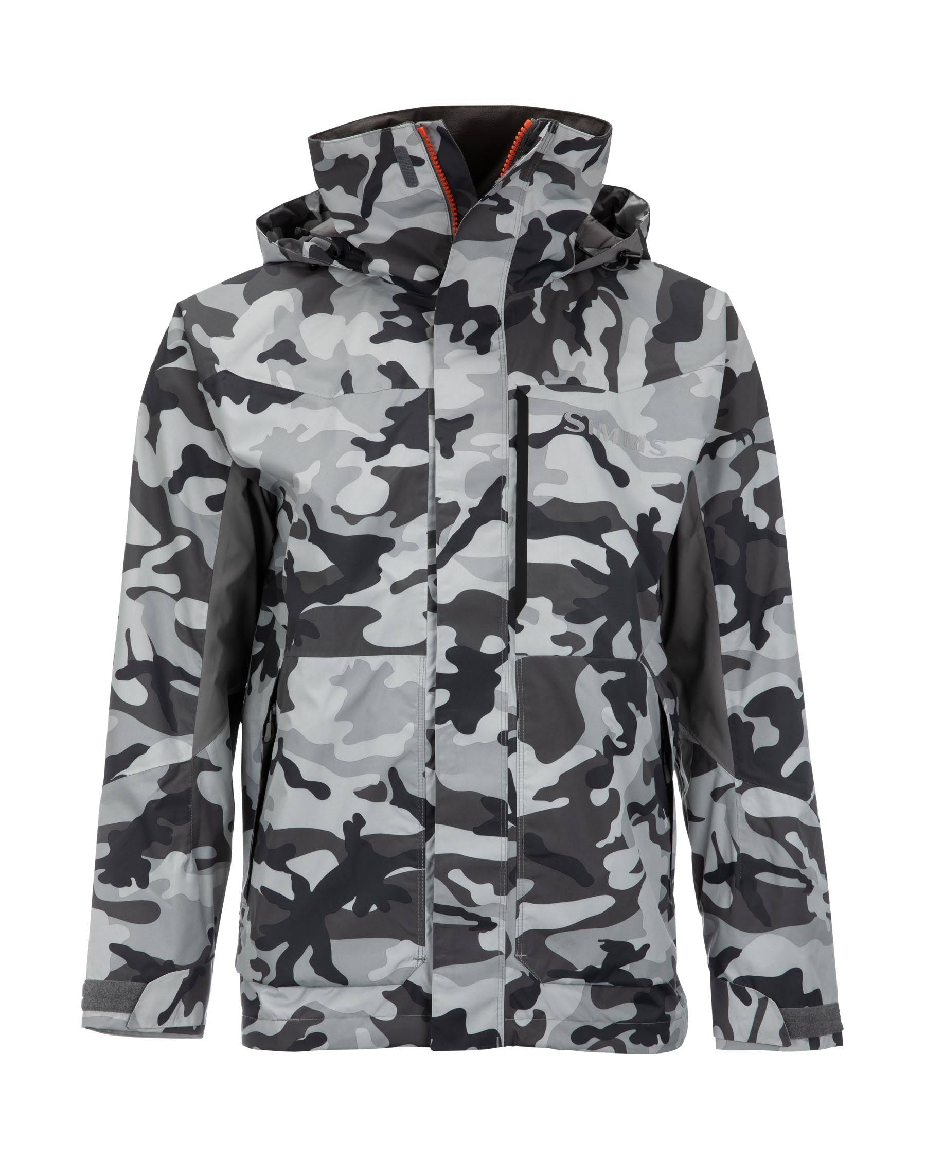 Simms Challenger Jacket - Woodland Camo Steel - Size L