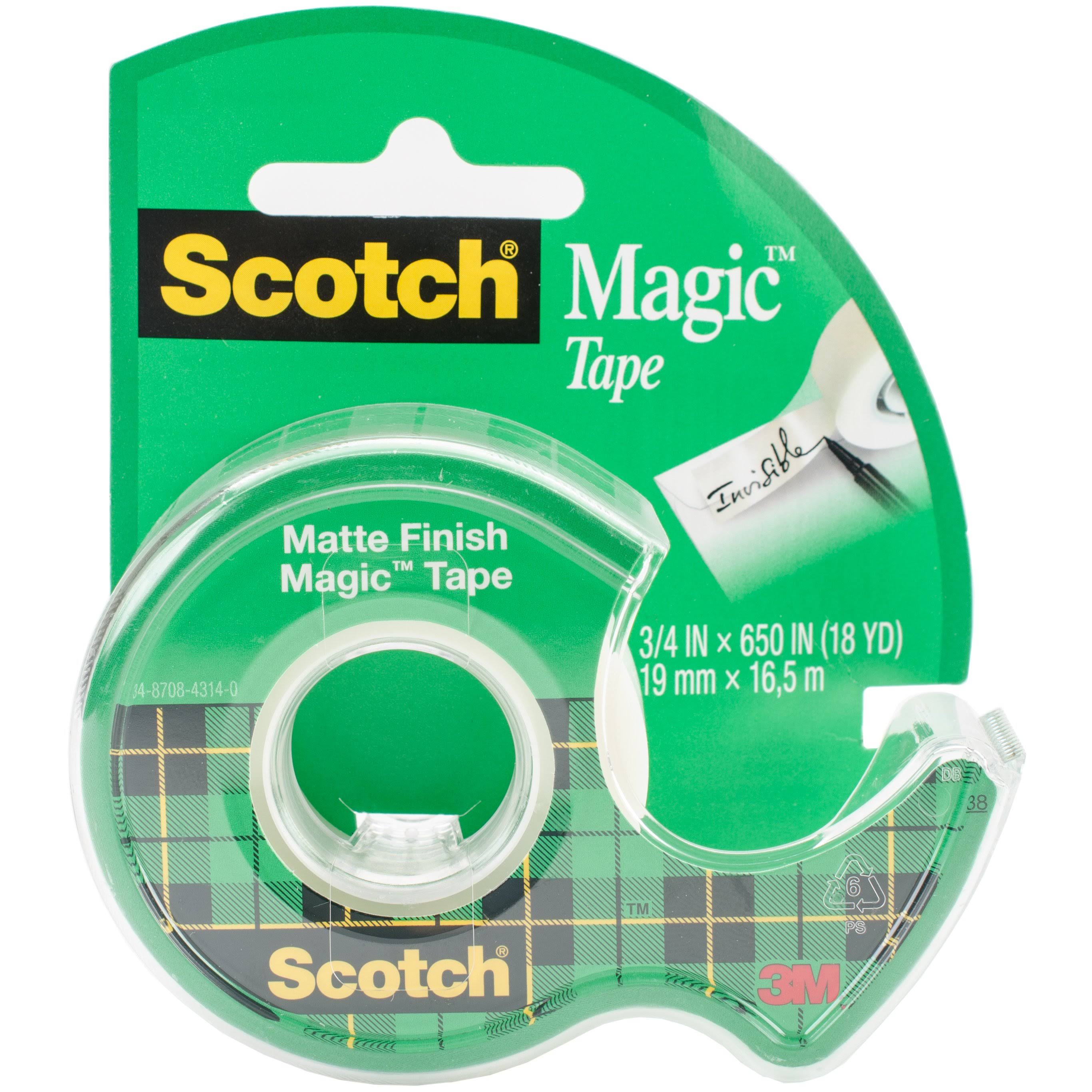 Scotch Magic Tape - 3/4 x 650 in