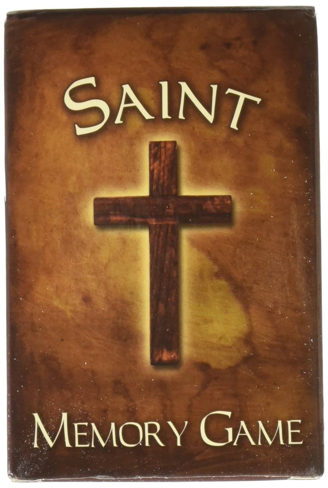 Adult Kid Sunday School Church Catholic Saint Pair Matching Fun Memory Card Game