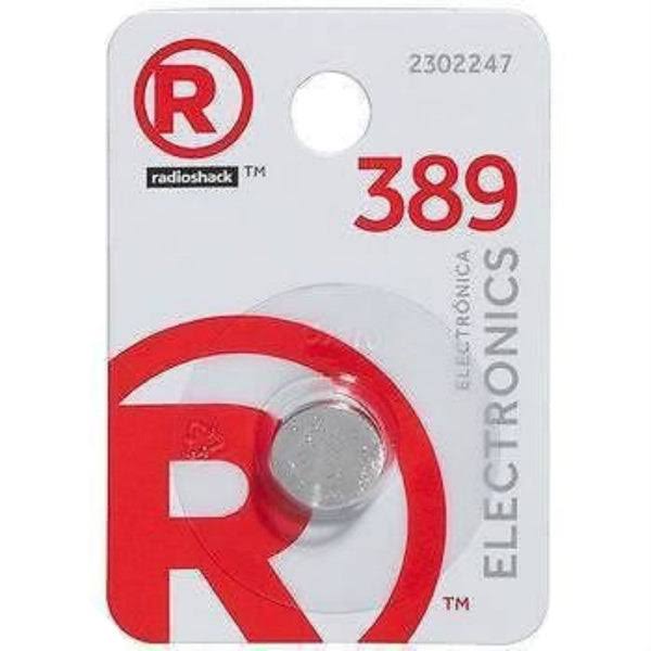 RadioShack 389 Button Cell Battery - Silver Oxide, 1.55V, 10mAh