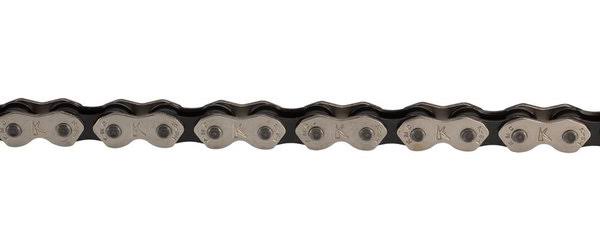 KMC K1 Kool Wide Chain - Single Speed, 1/2" x 1/8", 112 Links, Silver/Black