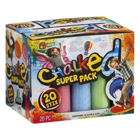 Chalked Chalked, Super Pack - 20 chalks