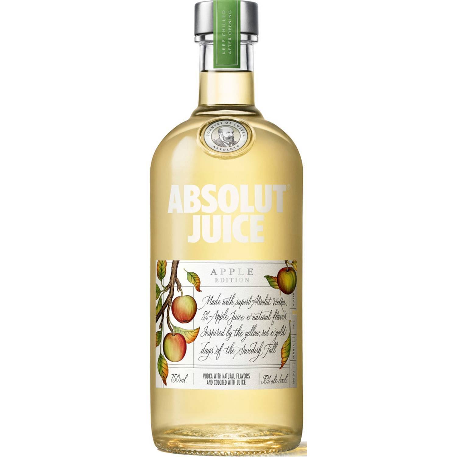 Absolut Juice Vodka, Apple Edition - 750 ml