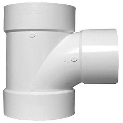 Charlotte Pipe PVC Sanitary Tee Fitting - 4 in