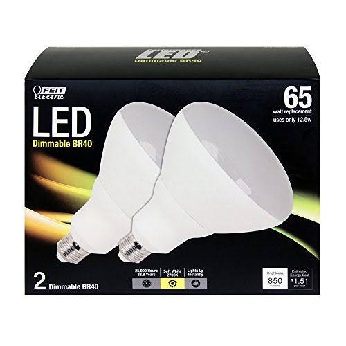 Feit Electric Light Bulb - 12.5W, 2 Bulbs