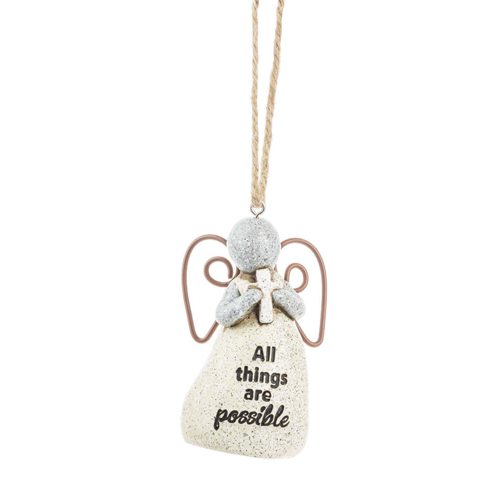 Ganz Serenity Angel Ornament - All Things Are Possible
