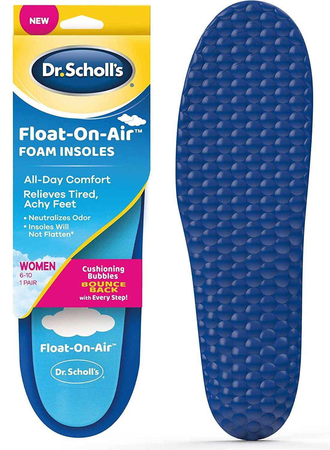 Dr. Scholl's Dr. Scholl's Float-On-Air Foam Insoles, Women's, Sizes 6-10 1.0 ea