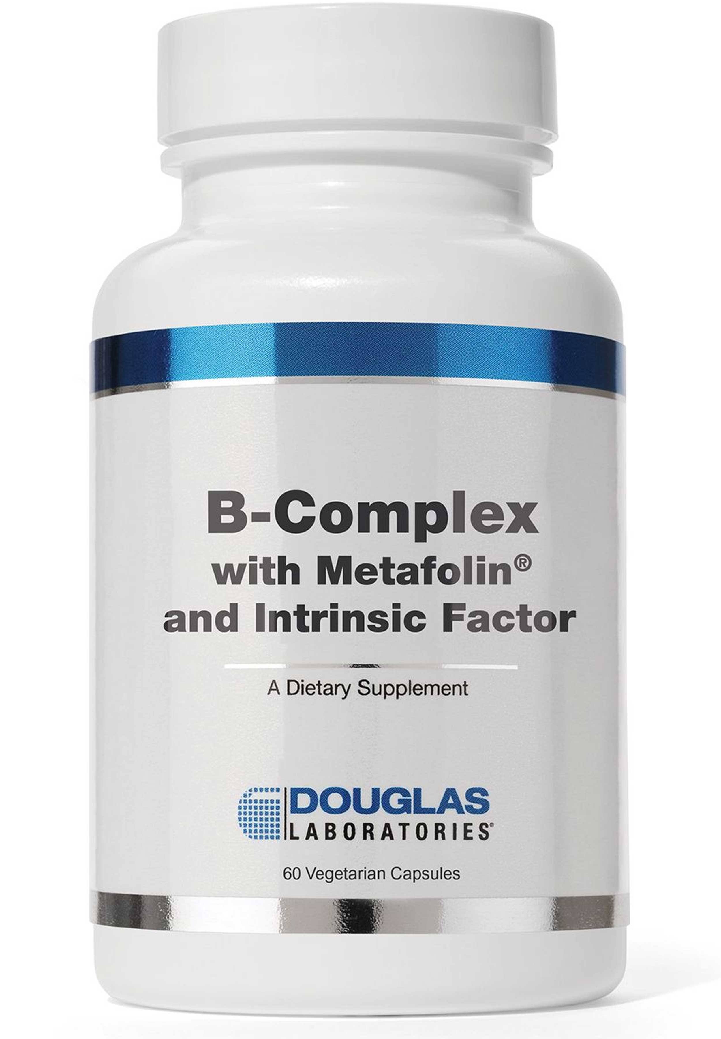 Douglas Labs B Complex Supplement - with Metafolin, 60 Capsules
