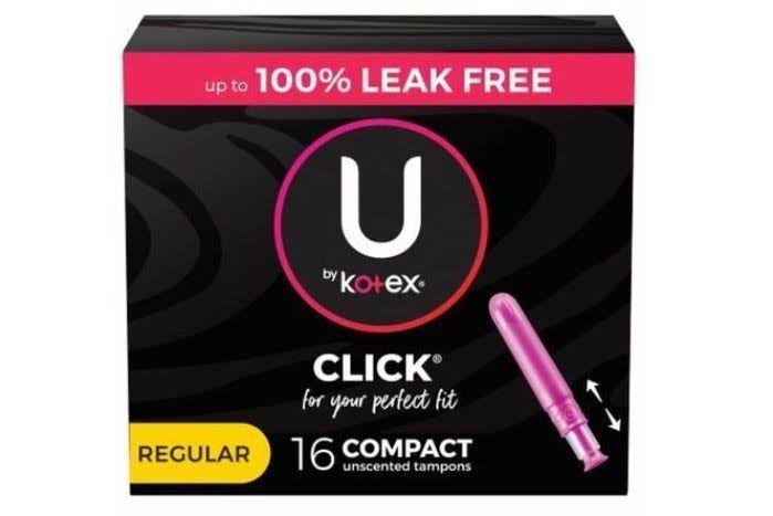 U by Kotex Click Compact Regular Tampons - 16 Count - Cherry Valley Marketplace - Delivered by Mercato