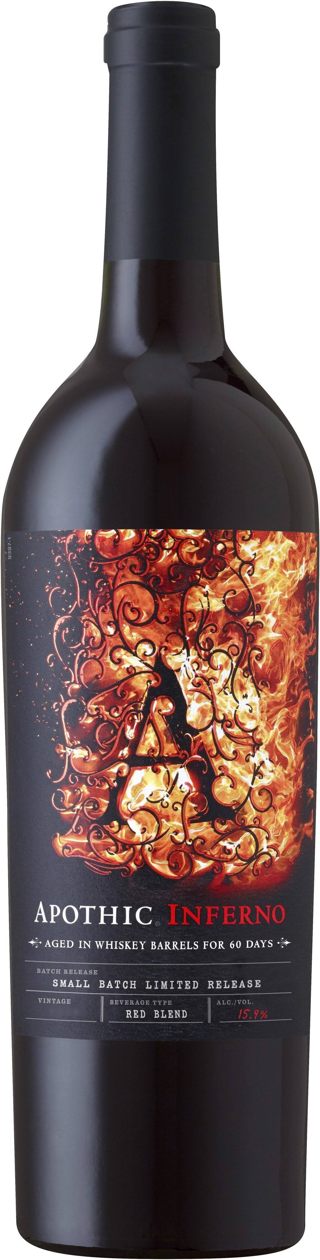 Apothic Red Blend, Inferno, California, 2014 - 750 ml