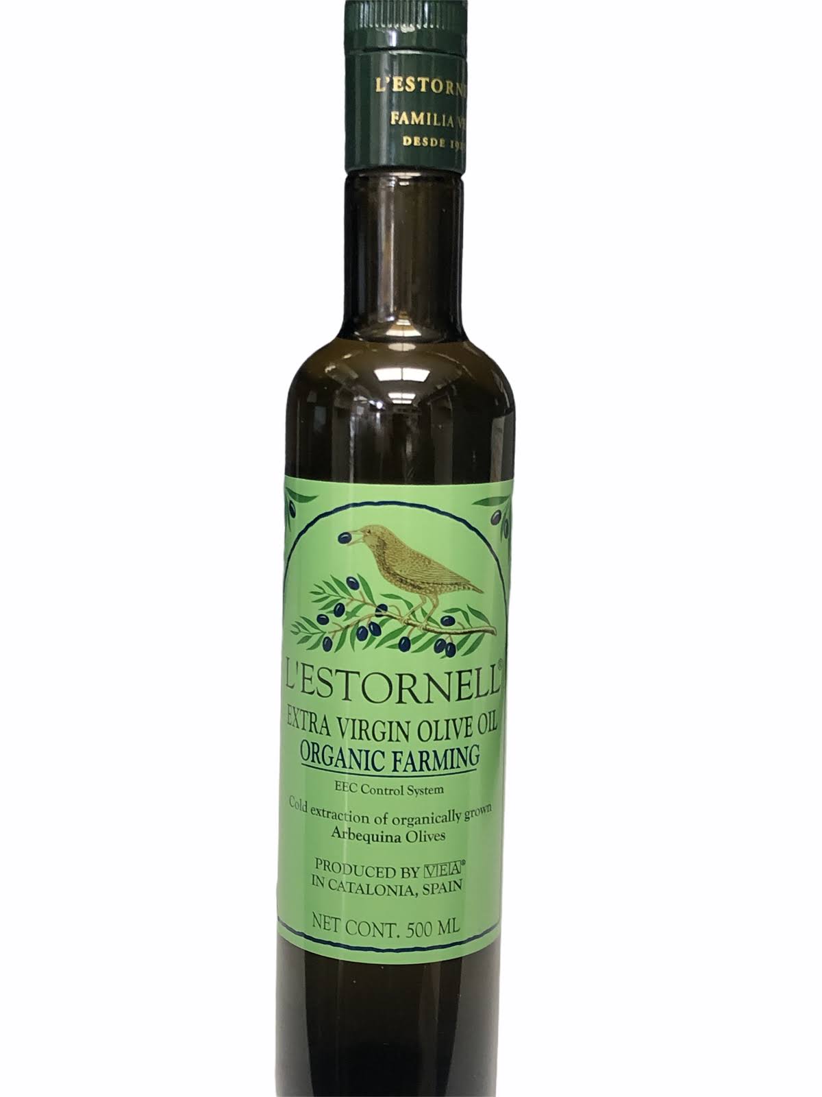 L'Estornell organic arbequina extra virgin olive oil