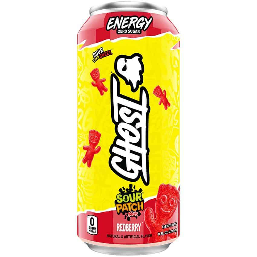 Ghost Energy Can 473ml Sour Patch Kids Blue Raspberry