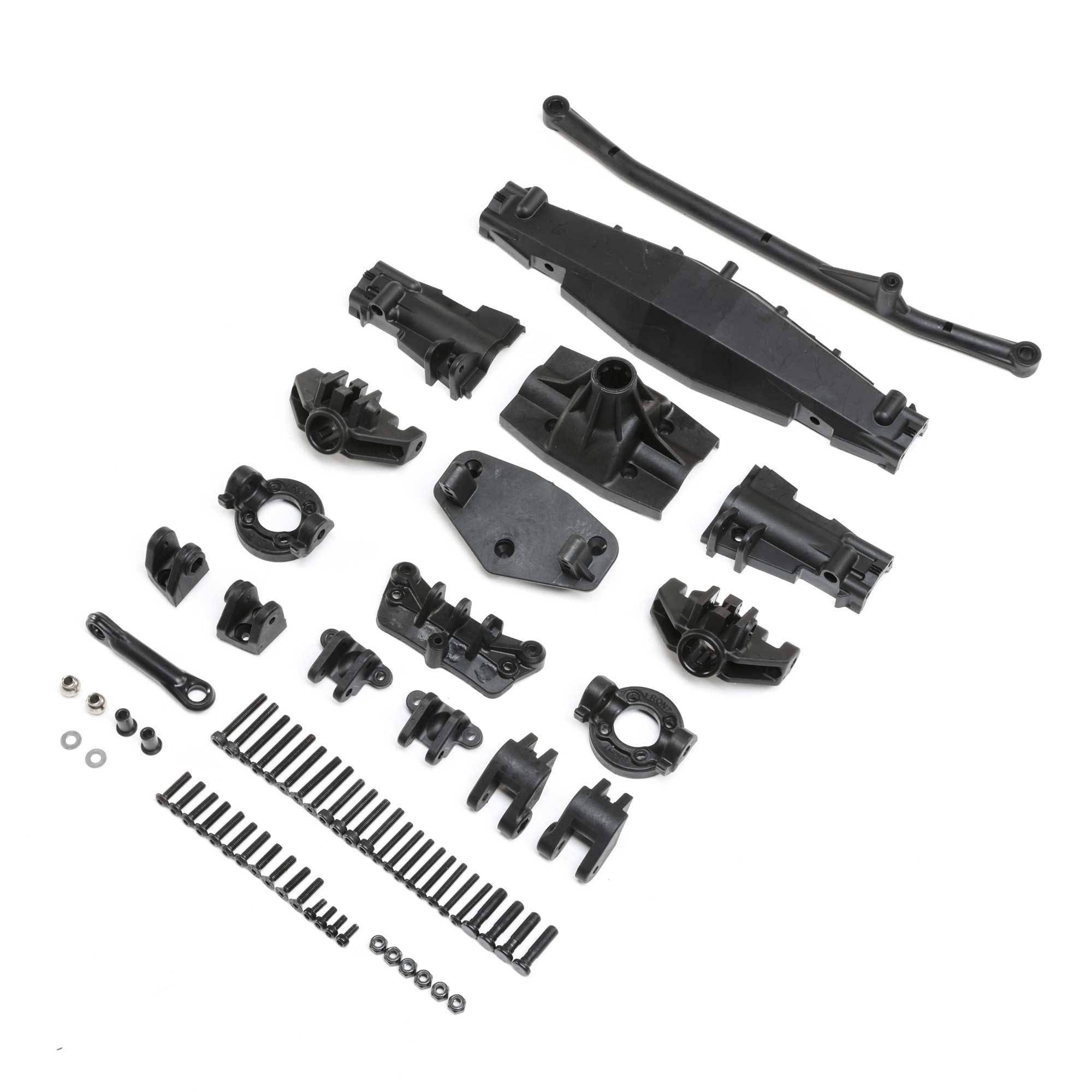 Losi Complete Front Axle Housing Set, LMT