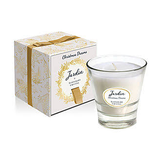 Tipperary Crystal Jardin Christmas Dreams Candle
