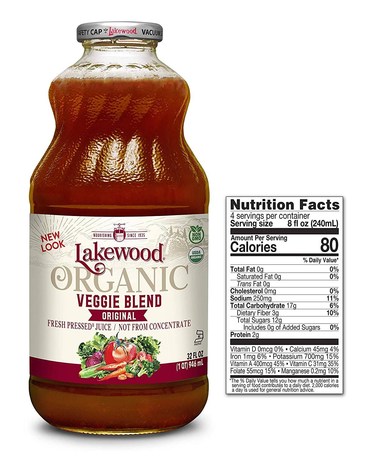 Lakewood Organic Super Veggie Juice - 946ml