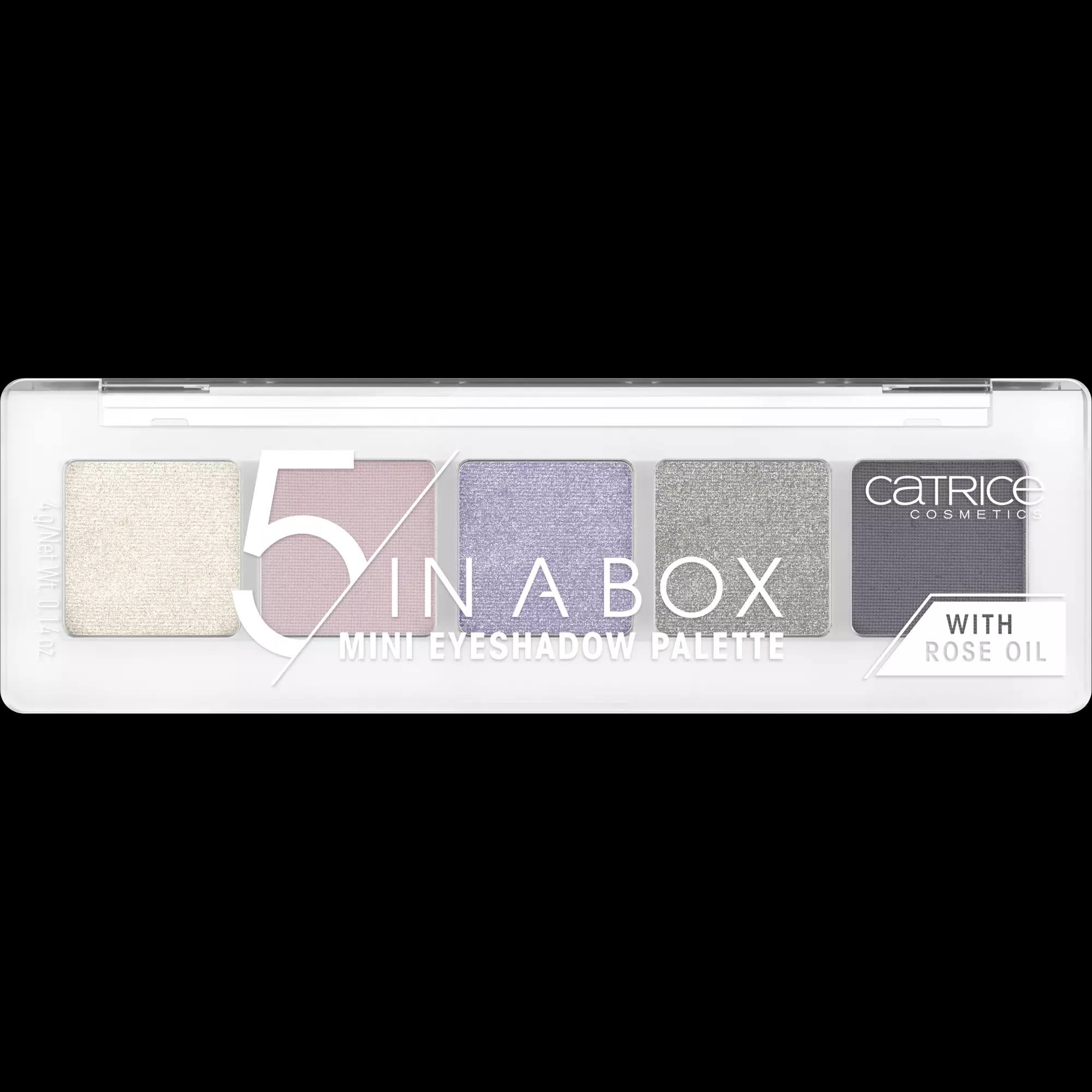 Catrice 5 in A Box Mini Eyeshadow Palette 080 Diamond Lavender Look