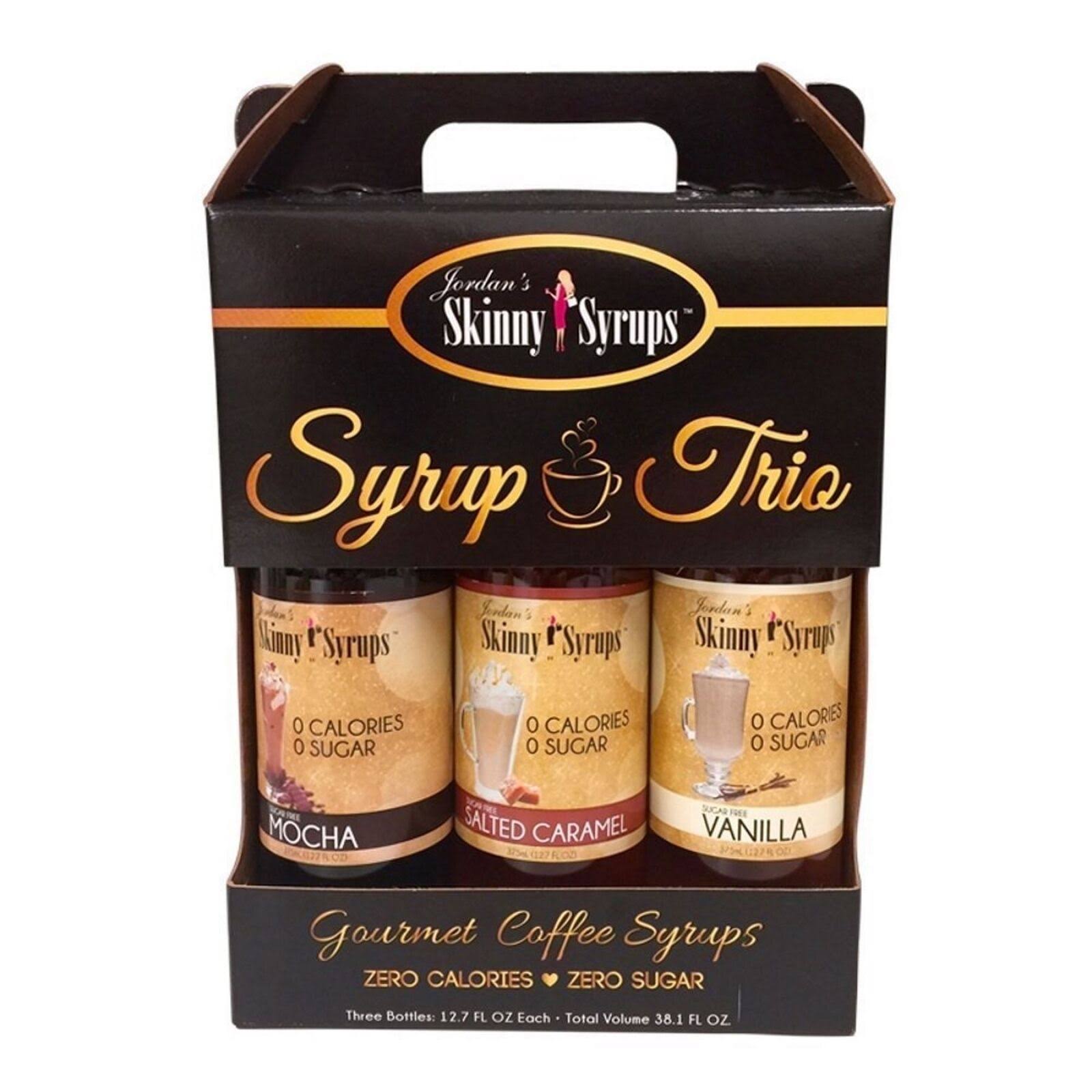 Skinny Syrups Classic Syrup Trio - Vanilla, Mocha and Salted Caramel, Pack of 3