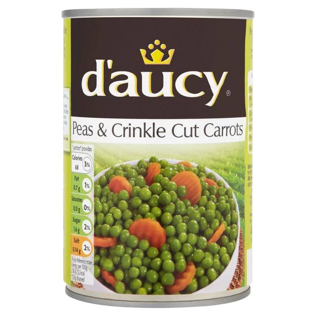 D'aucy Peas & Crinkle Cut Carrots (400g) 265g