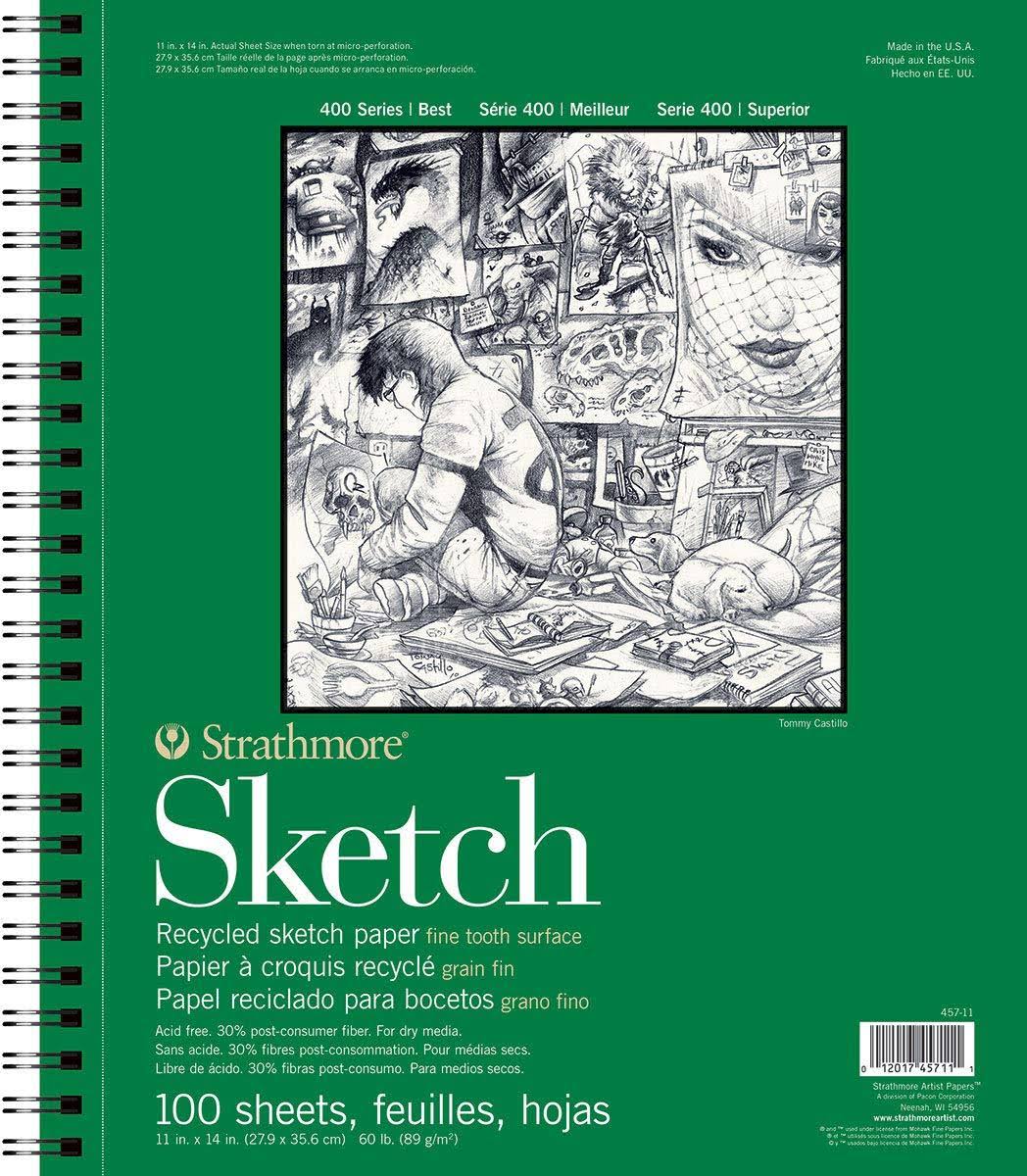 Strathmore 400 Series Recycled Sketch Pad - 100 Sheets