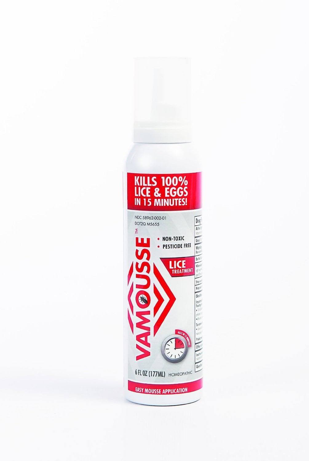 Vamousse Mousse Head Lice Treatment - 160ml