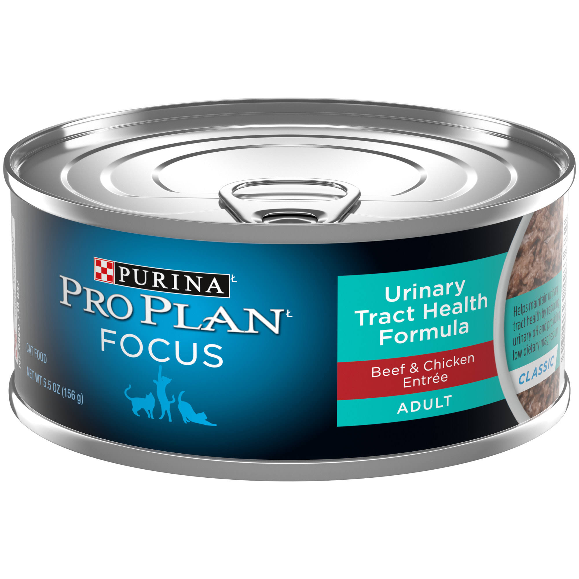 Purina Pro Plan Focus Urinary Tract Health Formula Beef & Chicken Entree Adult Wet Cat Food - 5.5 oz.