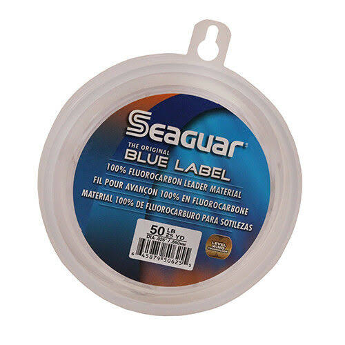 Seaguar Blue Label Fluorocarbon Leader Line - 25yd