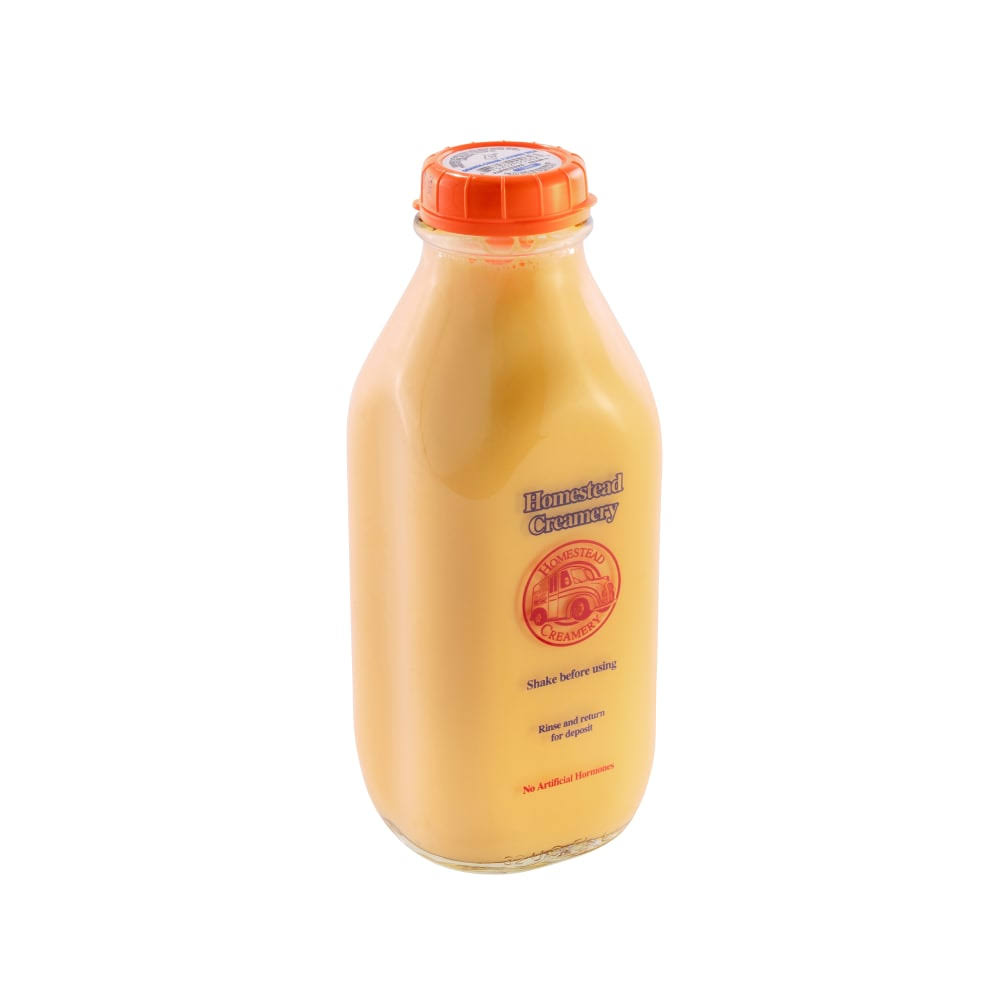 Homestead Creamery Orange Milk - 1 qt