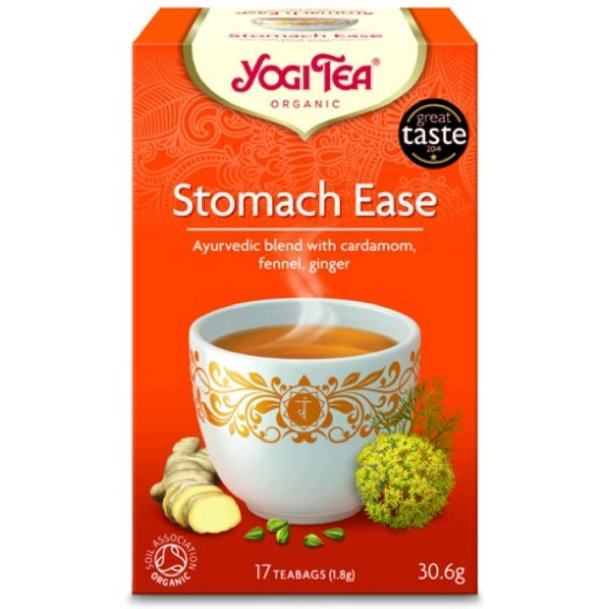 Yogi Tea Organic Stomach Ease Tea - 17 Teabags, 30.6g