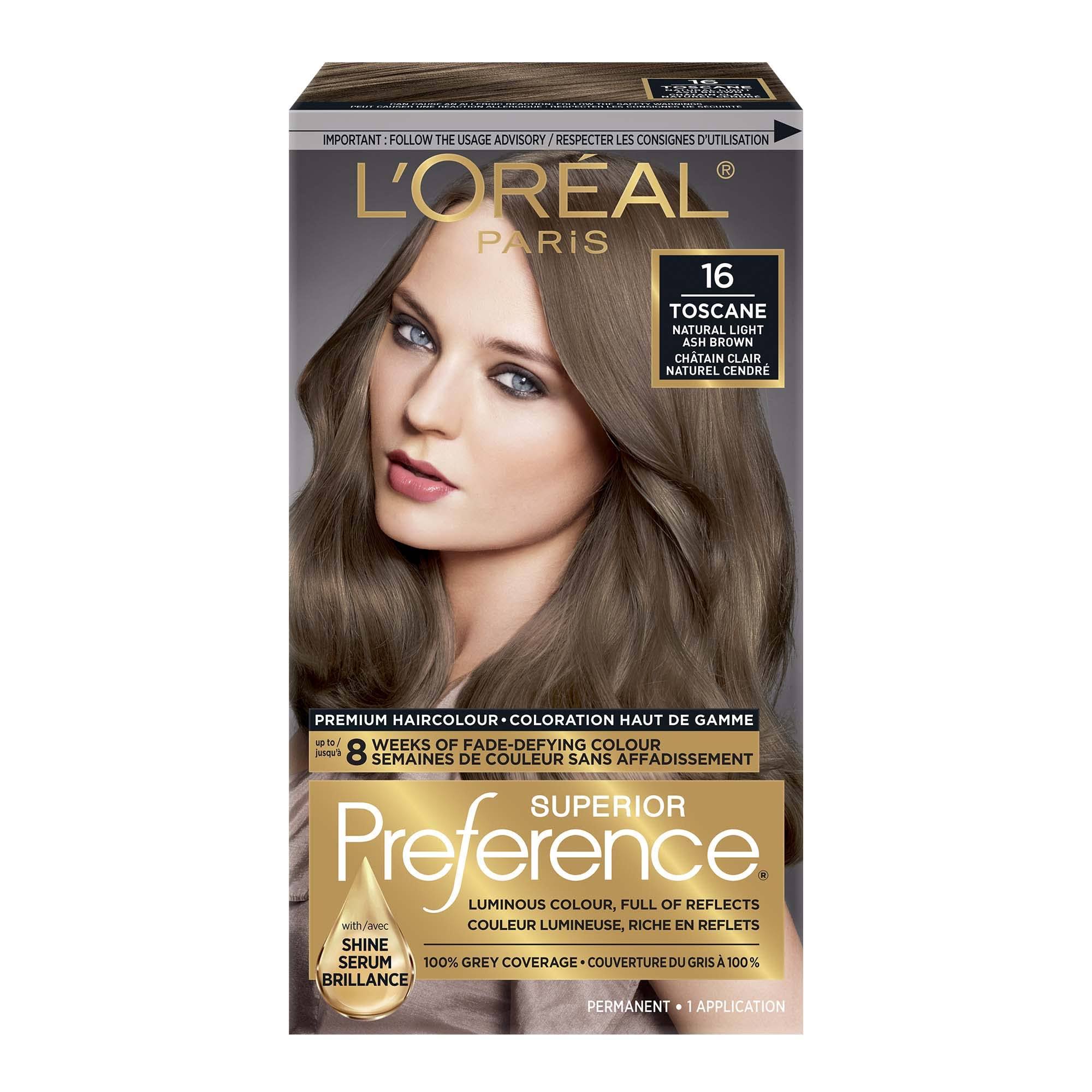 L'Oréal Paris Superior Preference Premium Hair Color - 16 Ash Brown