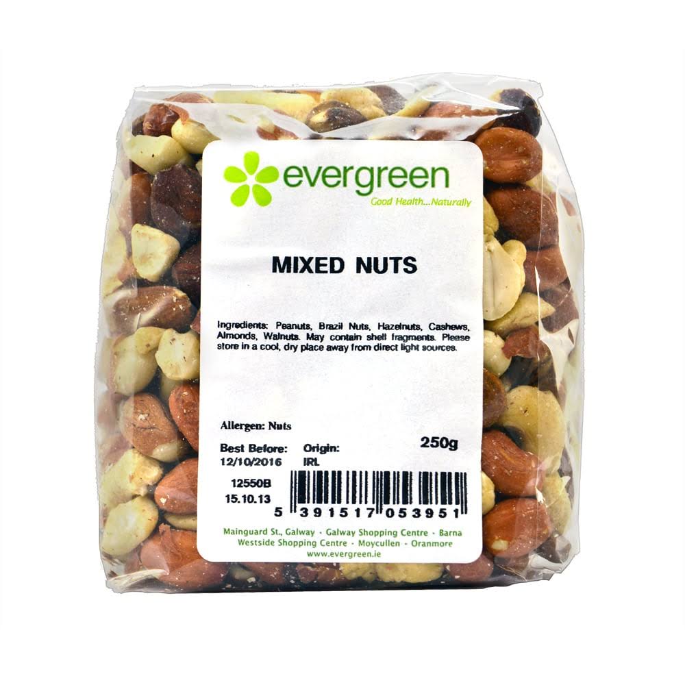 Evergreen Mixed Nuts 250g