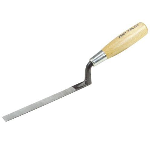 Kraft Tool Company BL762 6-5/8" x 1/4" Caulking Trowel with Wood Handle