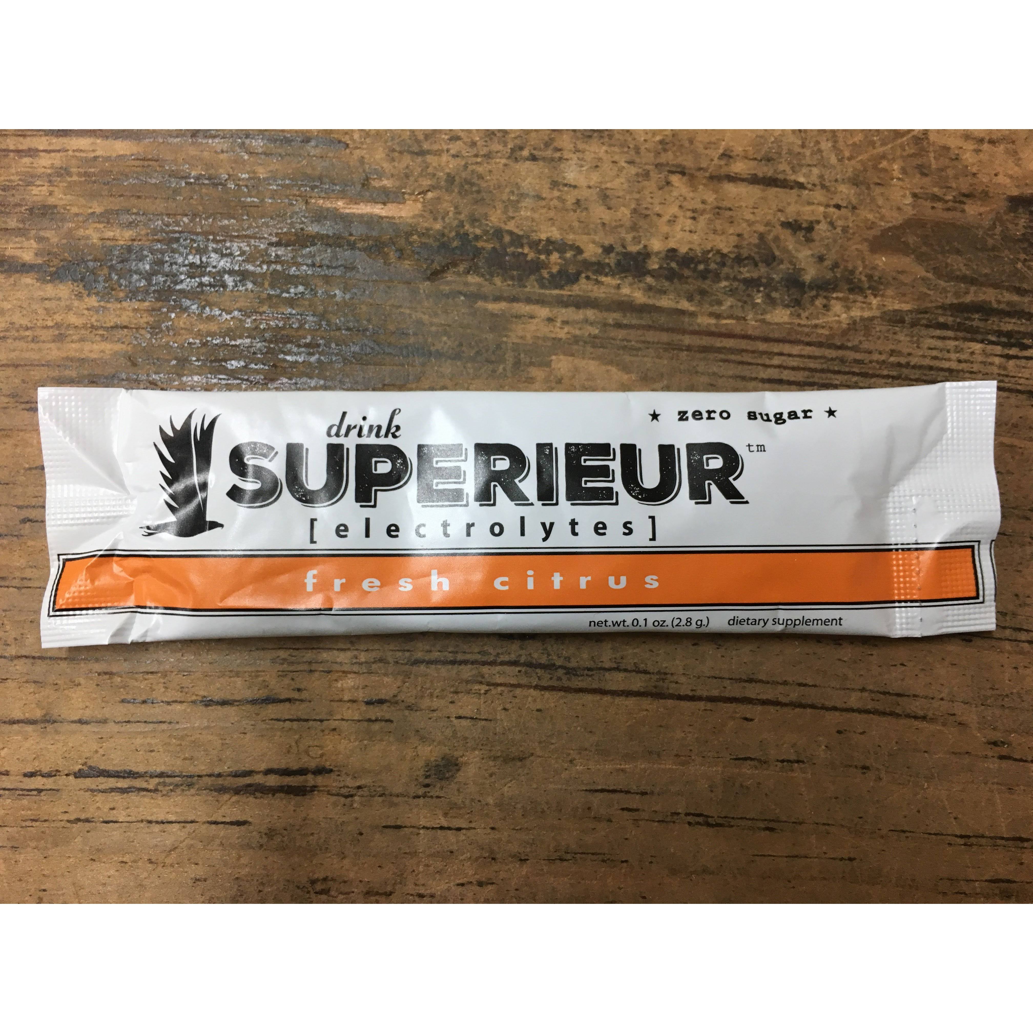 Superieur Electrolytes Fresh Citrus Drink - Georgetown Market - Delivered by Mercato