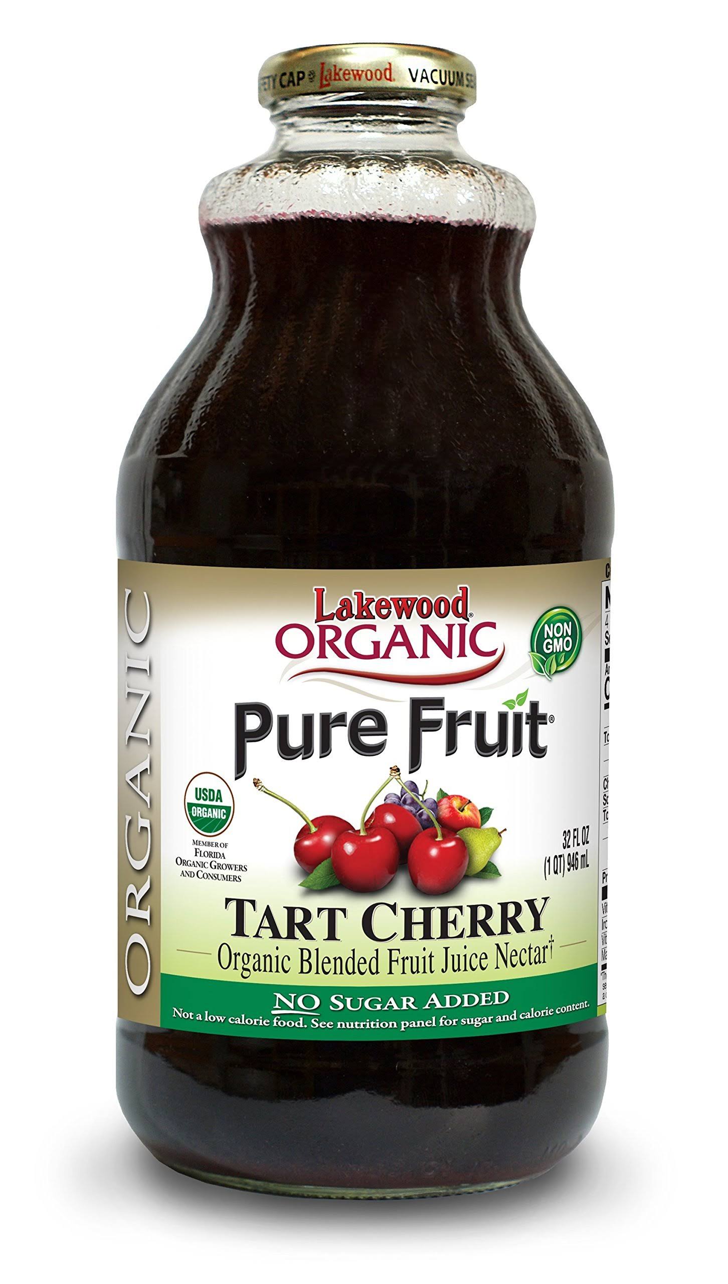 Lakewood 100% Juice, Organic, Tart Cherry Blend - 32 fl oz