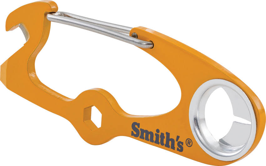 Smith's Sharpeners 50767 Pack Pal Carabiner - Yellow