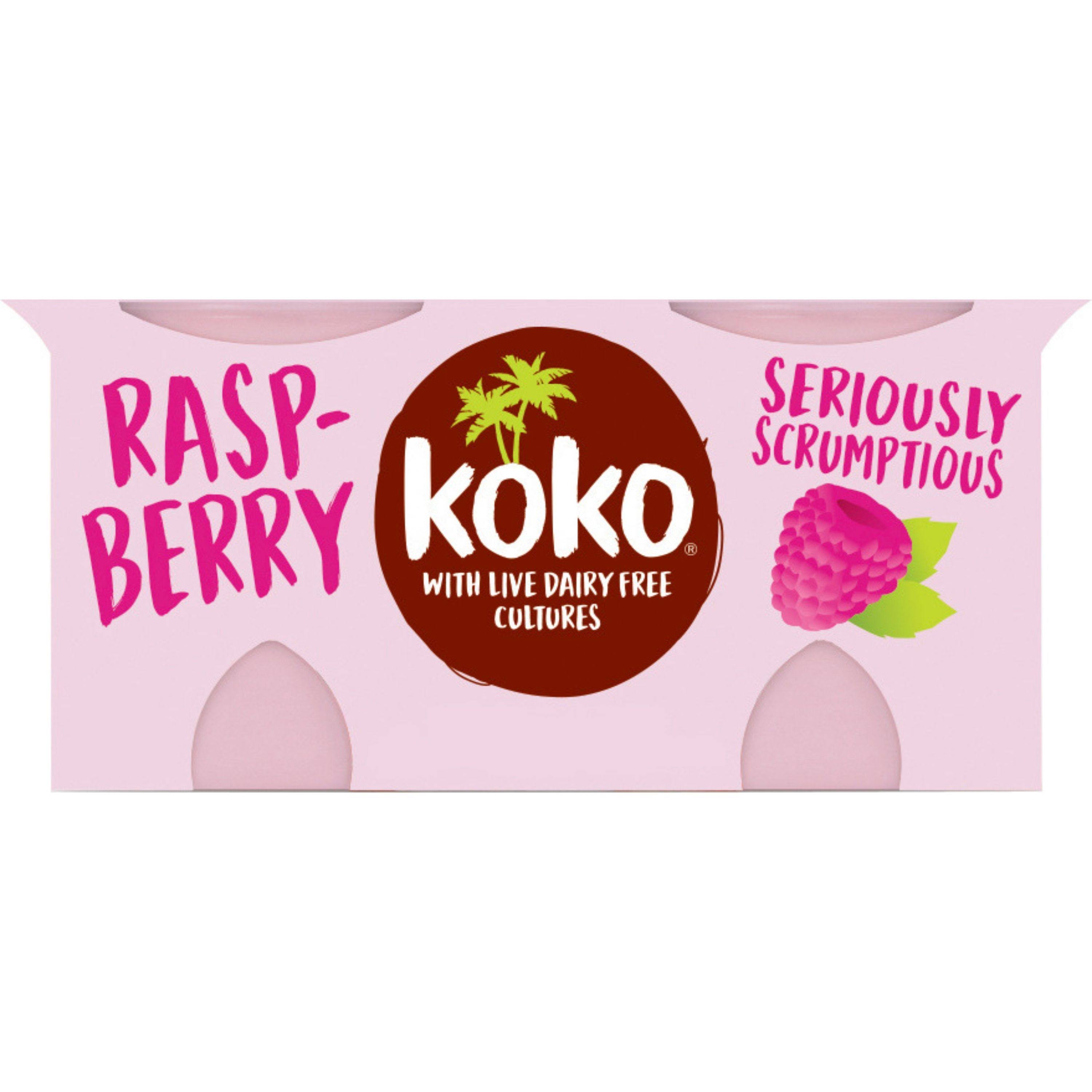 Koko Dairy Free Yoghurt - Raspberry, 125g, 2ct