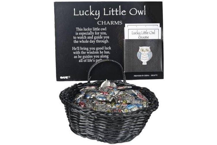 Ganz Lucky Little Owl Pocket Charms