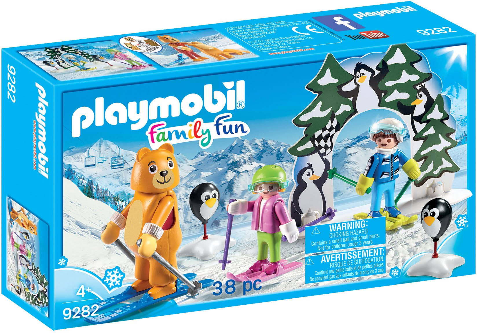 Playmobil 9282 Family Fun Ski School Play Set