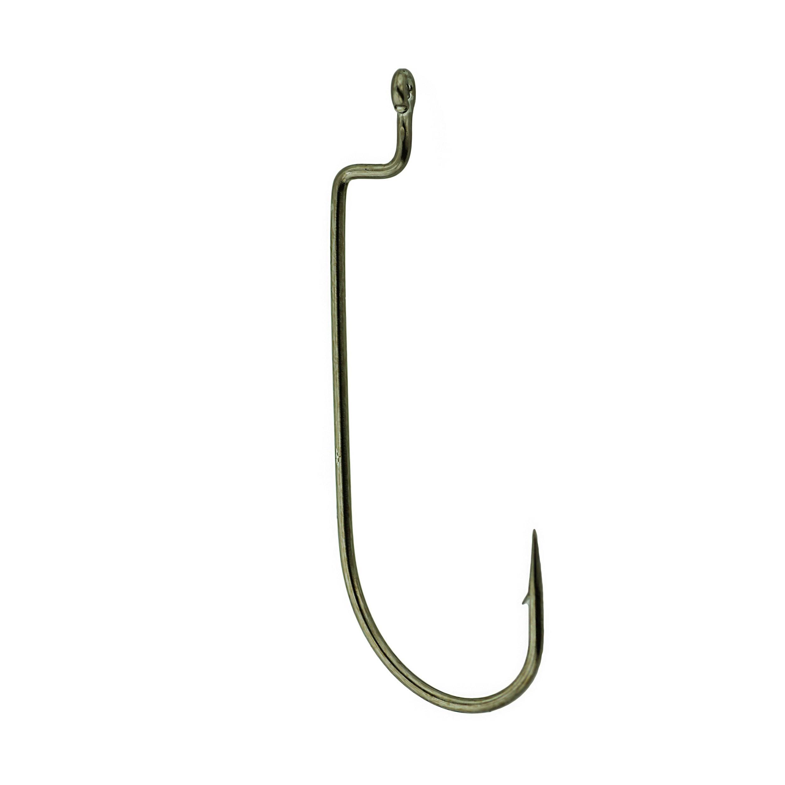 Gamakatsu Worm Offset Shank Fishing Hook - Bronze, Size 1/0, 6pk