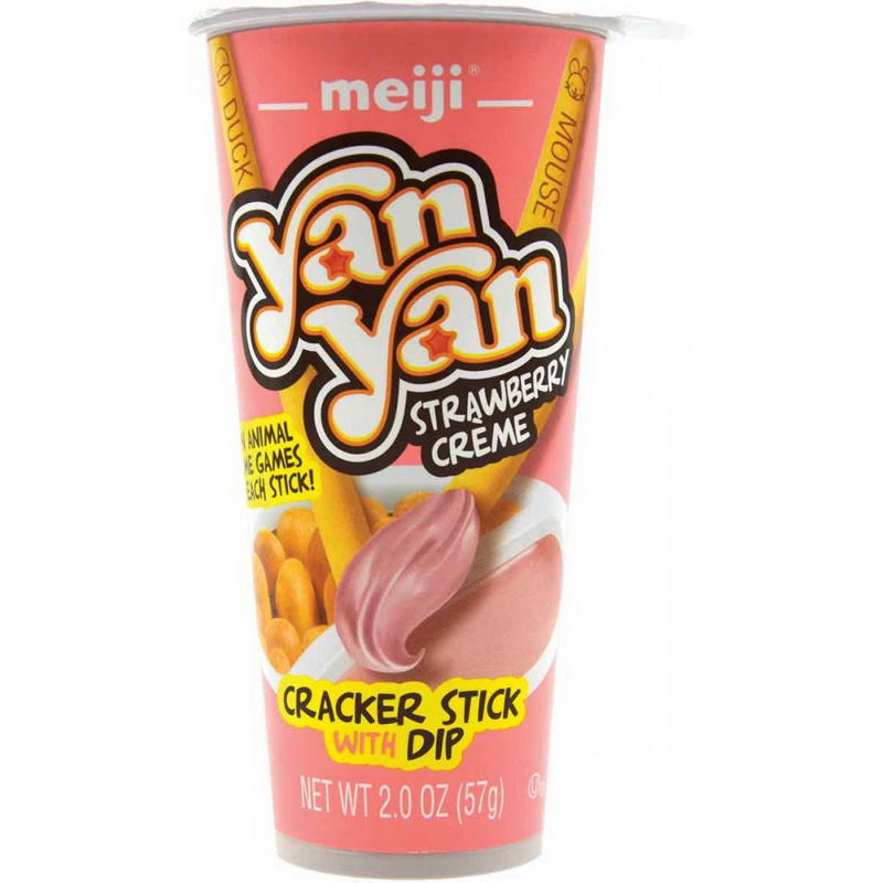 Meiji Yanyan Cookie Stix Strawberry, 2 Oz., Price/10 Pack